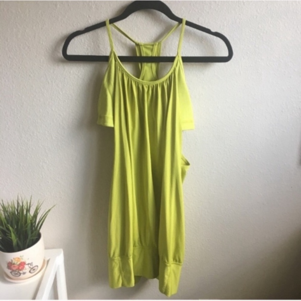Lululemon No limits tank bright green/yellow